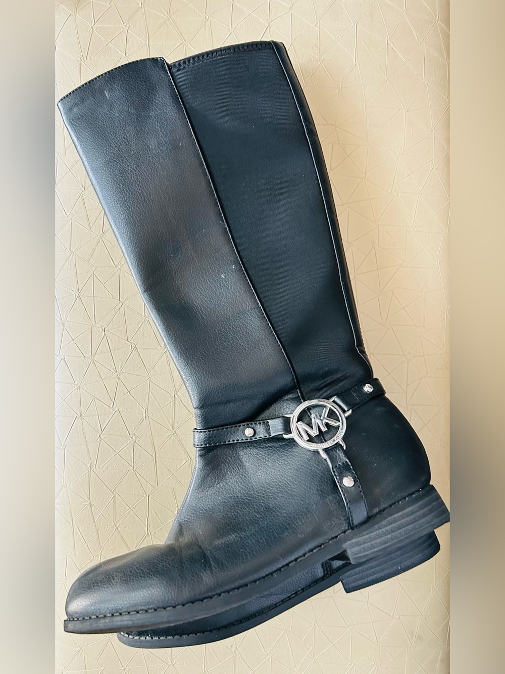 Michael Kors “Emma Kaya” Girl Black Boots